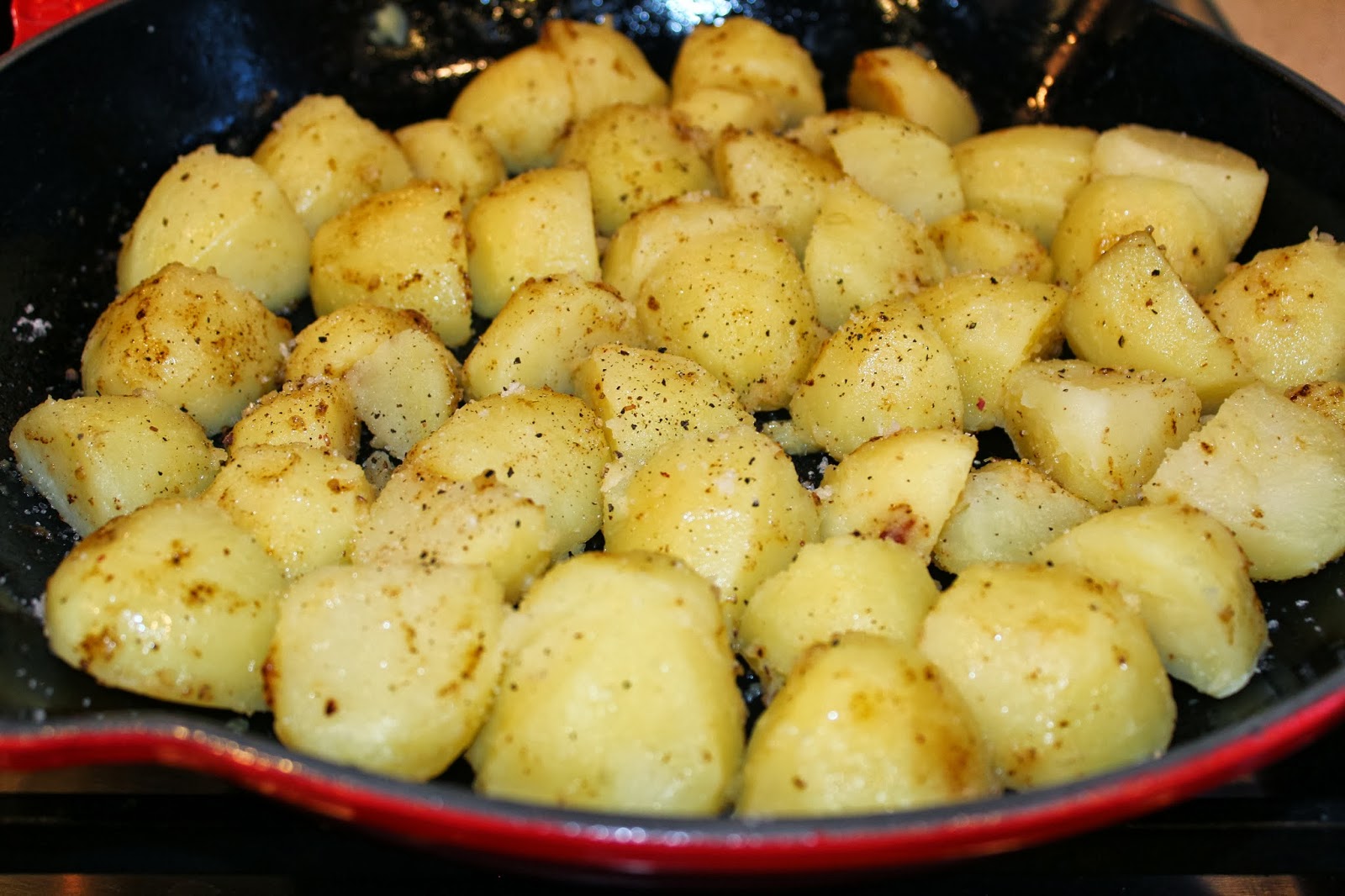 Hey, Mom! What's For Dinner? Roasted Boiled Potatoes