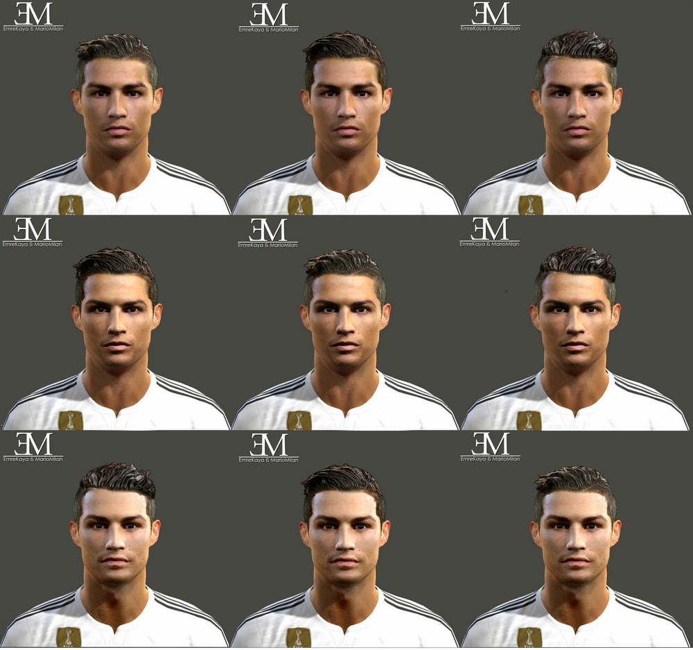 pes-modif: PES 2013 Cristiano Ronaldo facepack by MarioMilan & EmreKaya