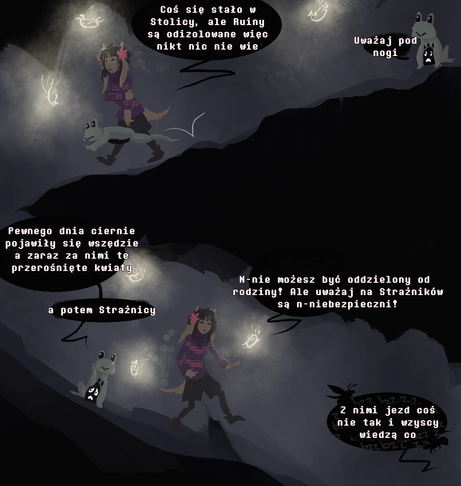 Undertale Fallen Flowers 03 [tłumaczenie PL] Handlarz Iluzji