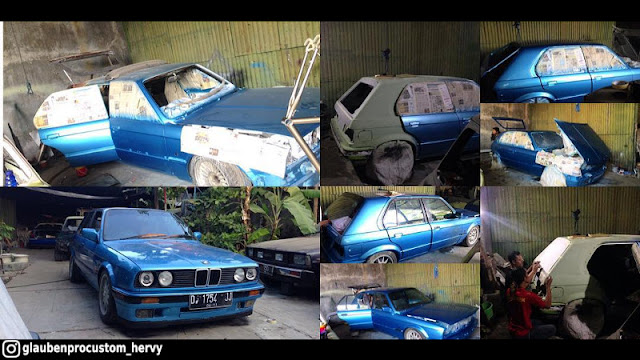 BMW E30 Custom Hatchback modified 7