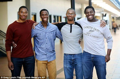 gg Photos: 18-year-old Quadruplets brothers all accepted into Ivy League Universities