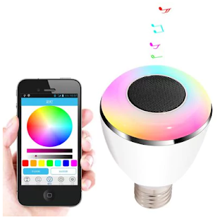 smart home bulb with speaker