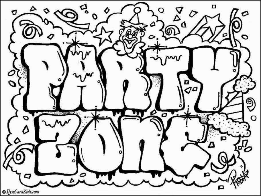 Graffiti Sketches Graffiti Coloring Pages Design New Style