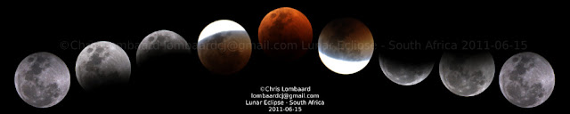 Lunar Eclipse - Moon Strip