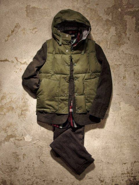 Engineered Garments B2B Jacket in Olive Moleskin Fall/Winter 2014 SUNRISE MARKET