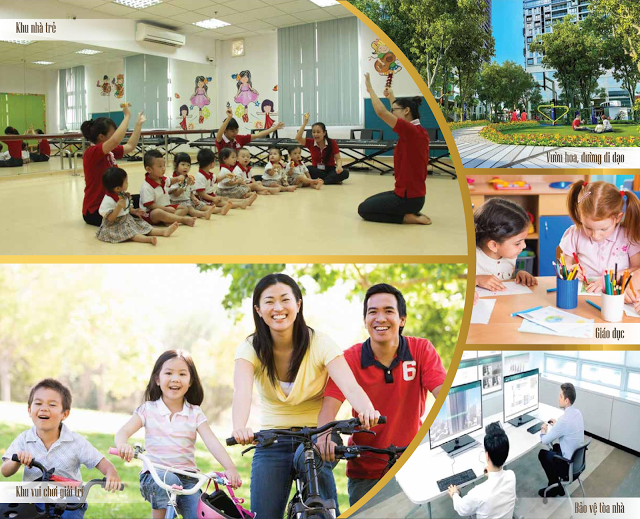 Tiện ích chung cư Riverside Garden