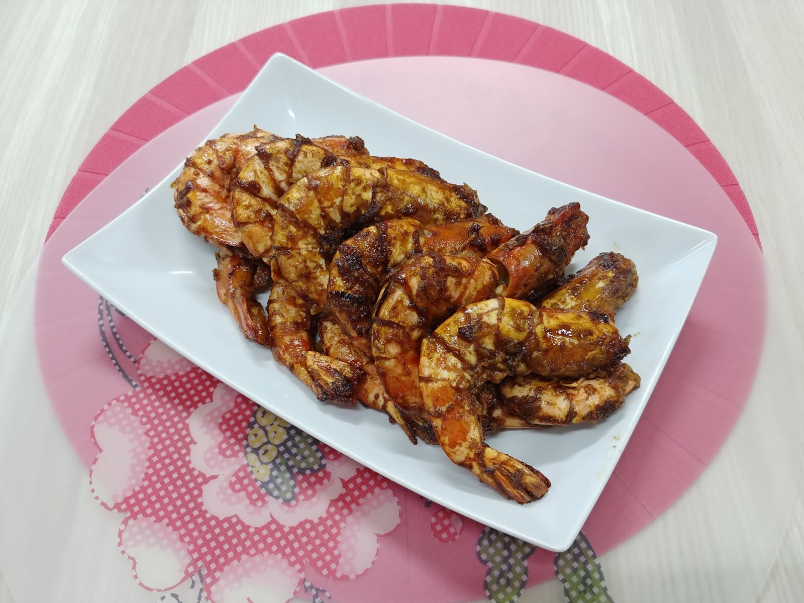 SOY SAUCE KING PRAWN (HONEY MEAD + CAROB SYRUP) Australian Carob Co.