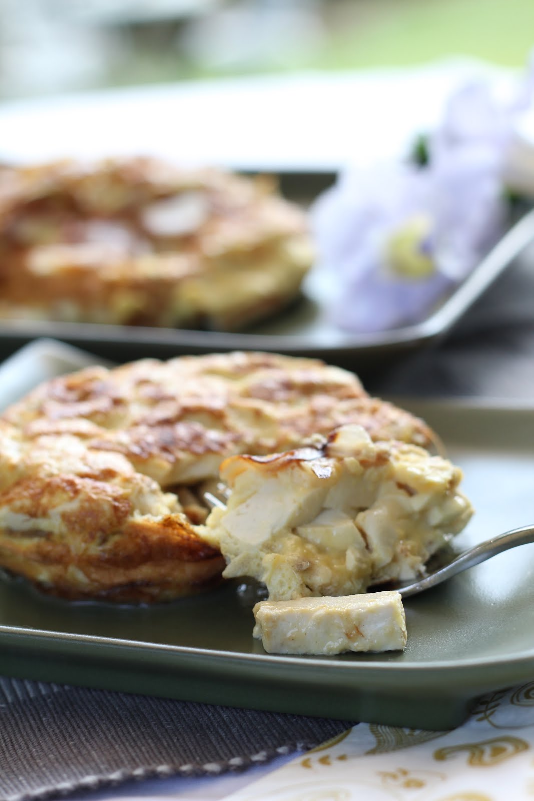 Tofu Omelette Cooking with Marina Mustafa