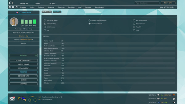 Pro Basketball Manager 2019 PC Game