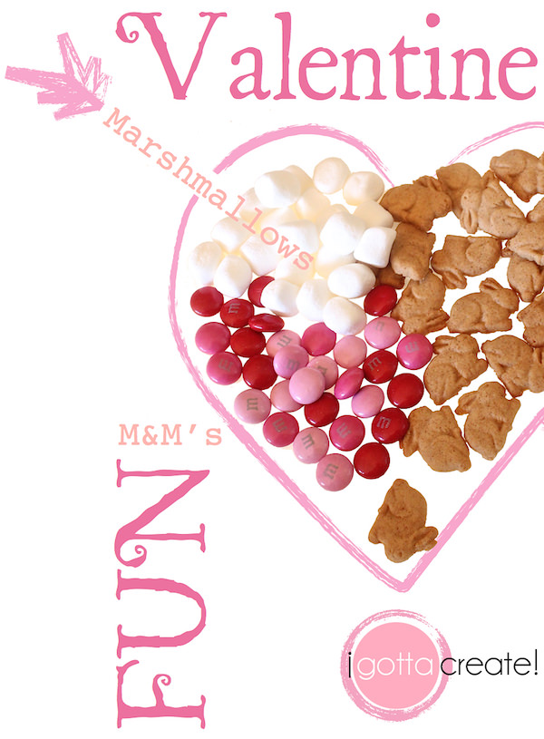 Yum! How to make Valentine S'more Munch Mix | visit I Gotta Create!