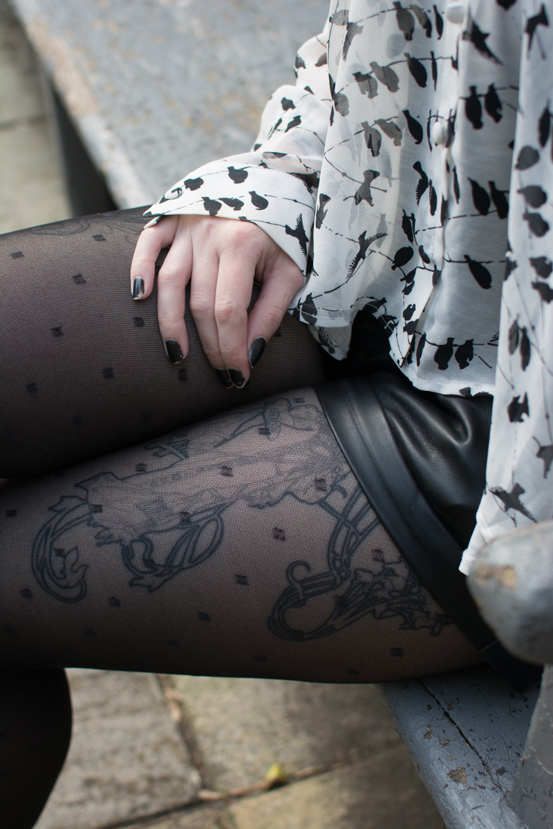 polka dot monochrome ootd giveaway