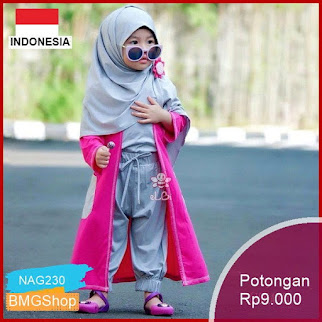 NAG230 Setelan Baju Anak Perempuan Gisela Murah Bmgshop