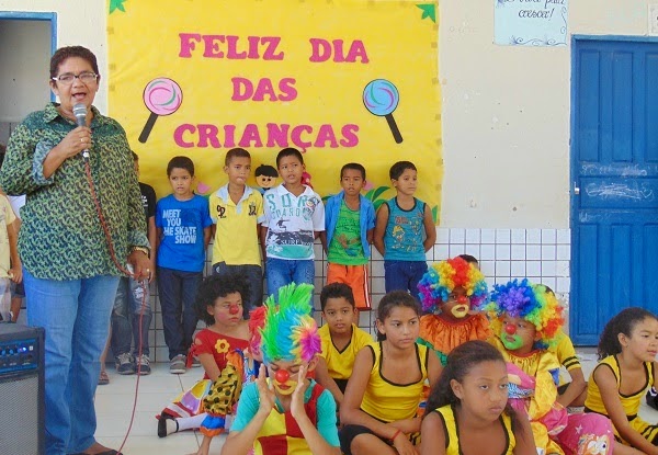 Unidade Escolar Nossa Senhora Aparecida realiza comemoração ao dia das Crianças.