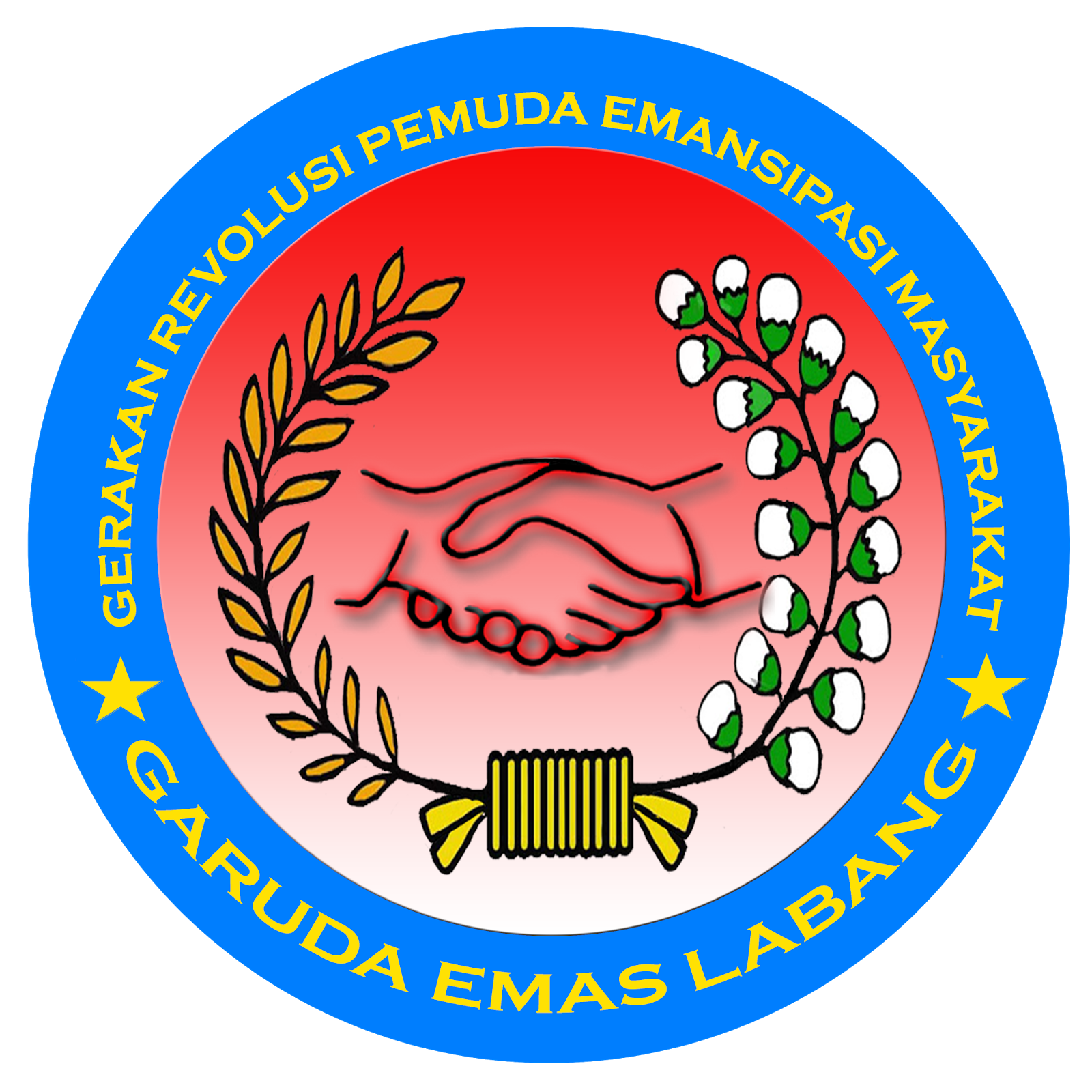 Garuda Emas Labang Logo Lambang Gambar