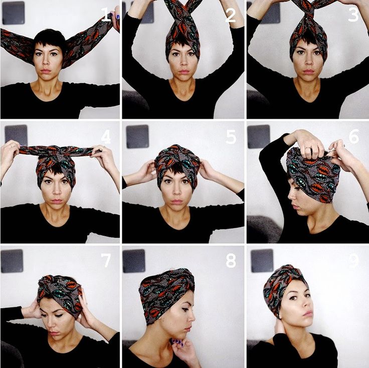 TOLAH EASY HEAD WRAP TUTORIALS