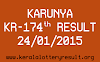 KARUNYA Lottery KR-174 Result 24-01-2015