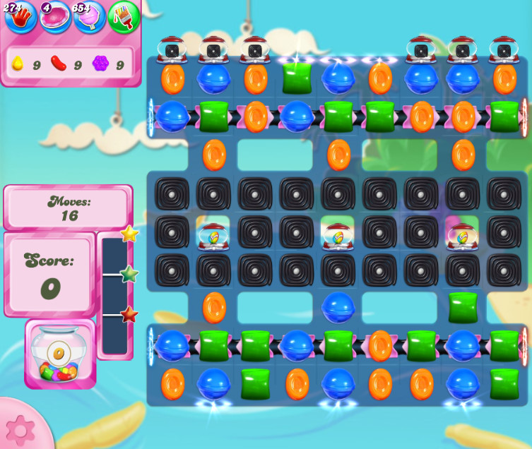 Candy Crush Saga level 2687 Candy Crush Saga level 2687