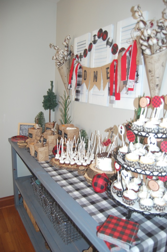 for Lauren and Lauren Isaac's Lumberjack birthday party!