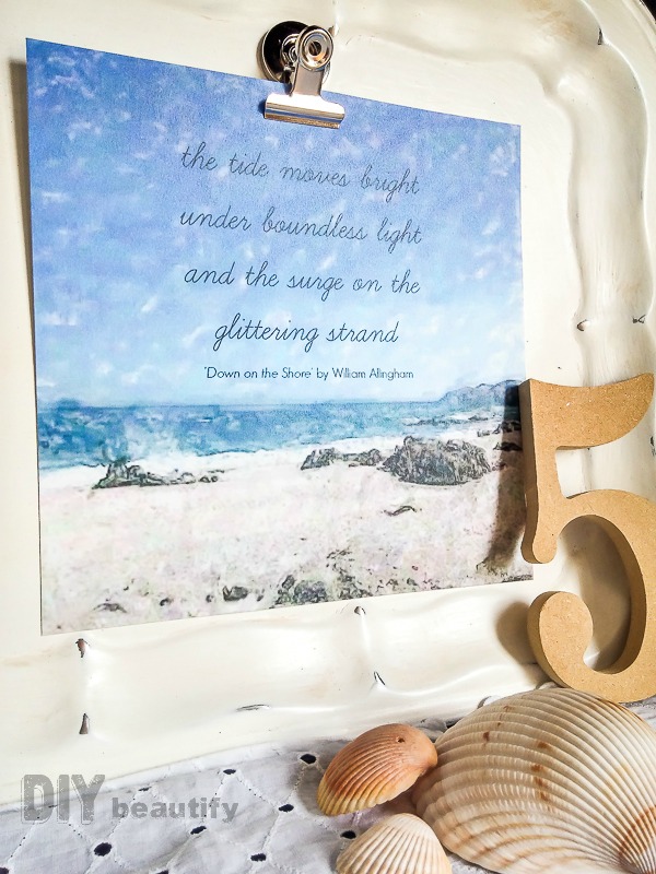 Easy beach art created with the Photo Painter App. See more at DIY beautify.