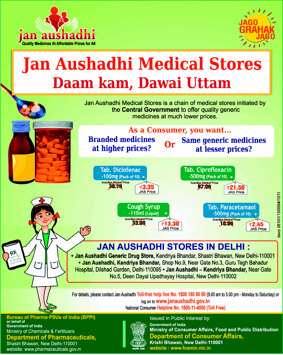 BJP CITIZEN REPORTER Modi Government to open 1,000 Jan Aushadi stores