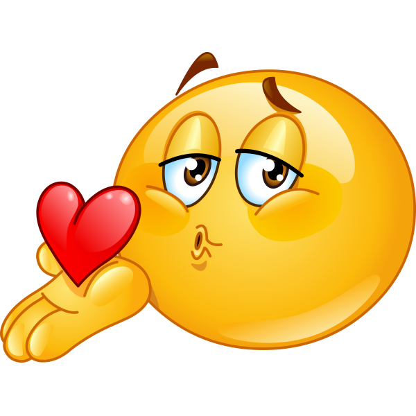 Kissy Face Emoji Clip Art