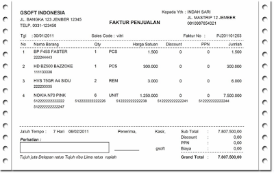 Contoh Kwitansi Pembayaran