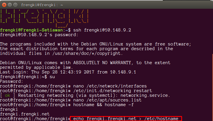 Service networking restart. Systemctl restart network.
