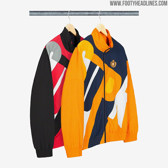 supreme football jacket