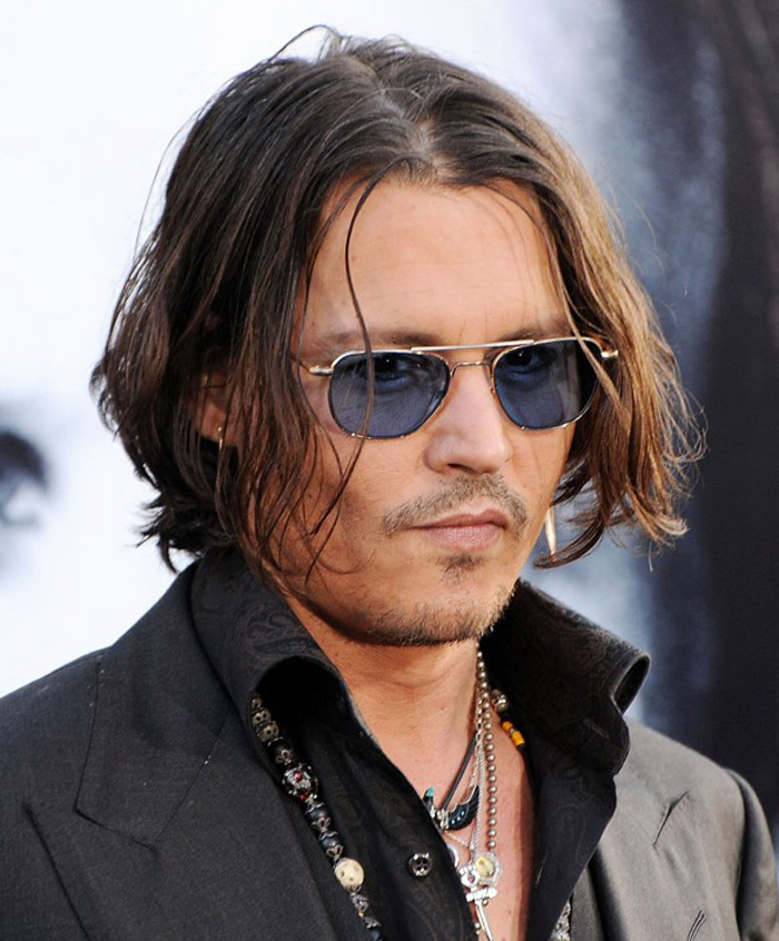 Fashion Style Long Men's Hairstyle Rock Star