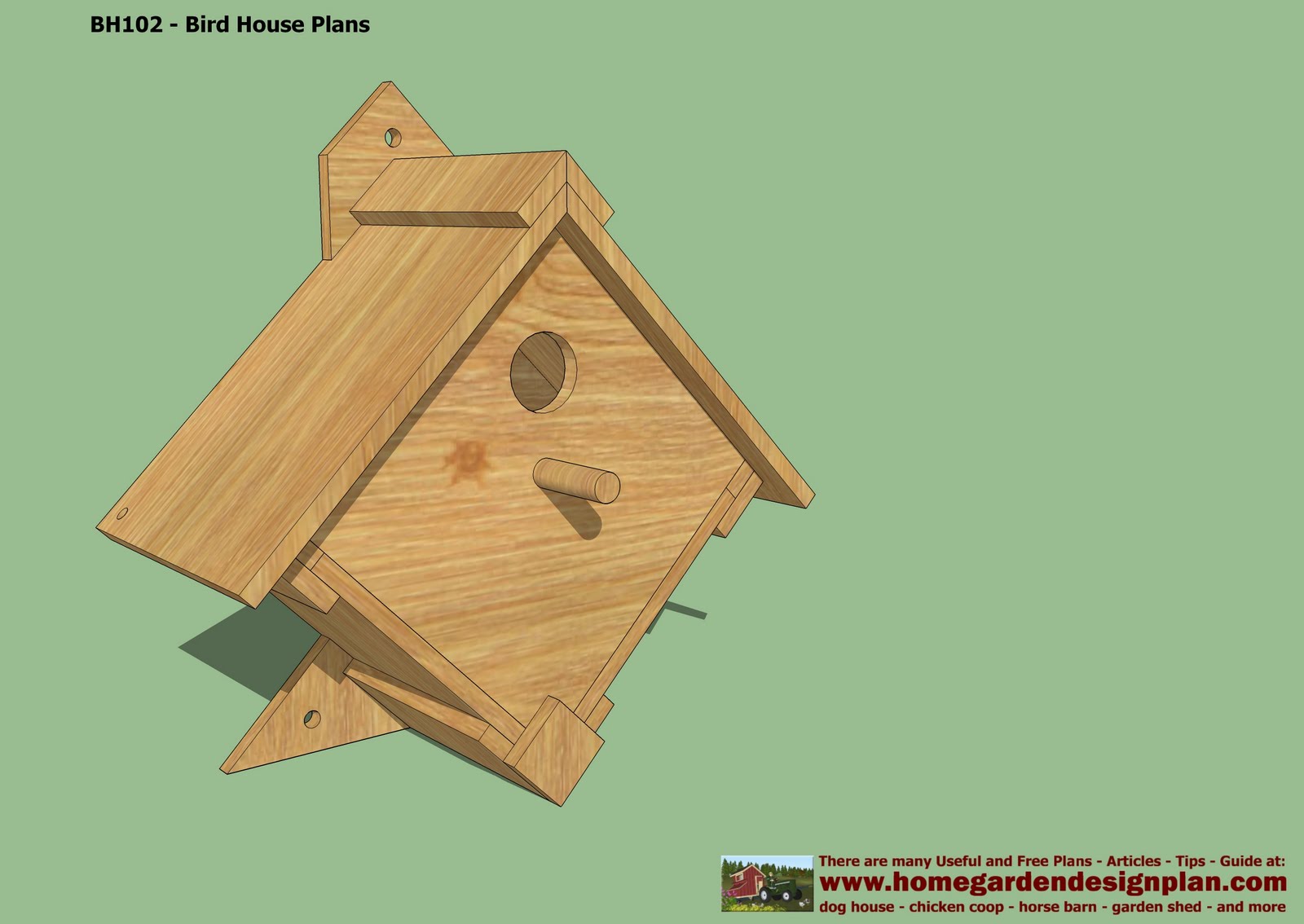  Bird House Plans Free moreover Simple Bird House Plans as well