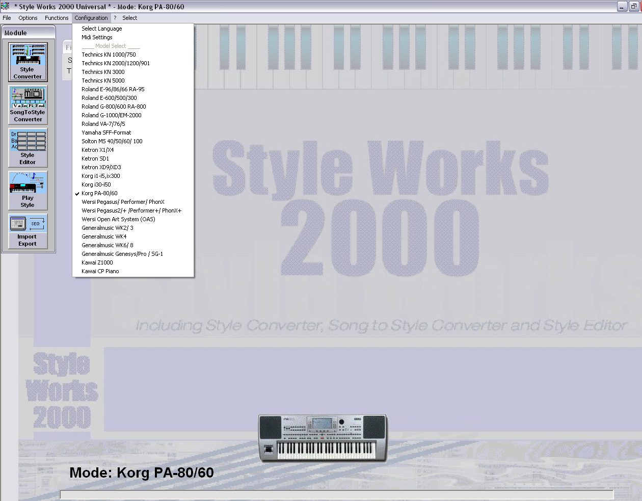 Style Works 2000 Universal Com Serial