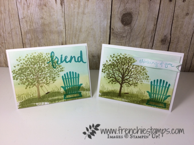 Sheltering Tree, Seasonal Layers, Lovely Words thinlits, Stampin'Up!