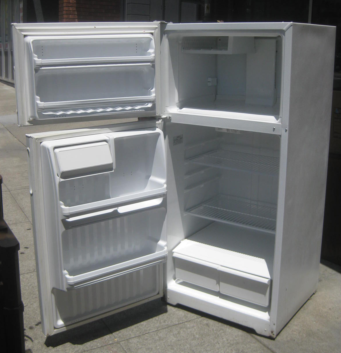 UHURU FURNITURE & COLLECTIBLES: SOLD - Hotpoint Fridge - $100