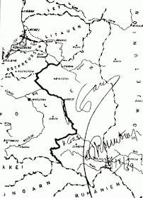 Map of German Soviet partition of Poland Sept 28 1939 Molotov-Ribbentrop_Pact