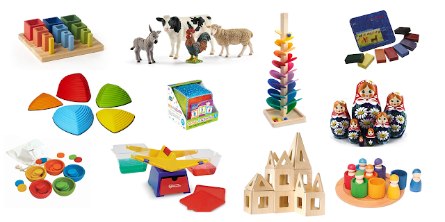 Montessori friendly toy ideas for multiple children - things that can be used for multiple ages or more than one child