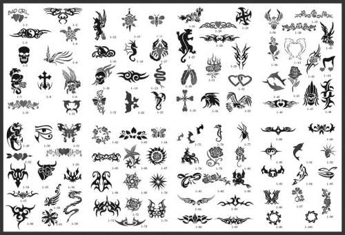 Types of Tattoos in The World: Stencils Designs