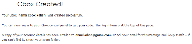 Cara Memasang Widget ChatBox CBOX di Blogger dengan Mudah Cara Memasang Widget ChatBox CBOX di Blogger dengan Mudah