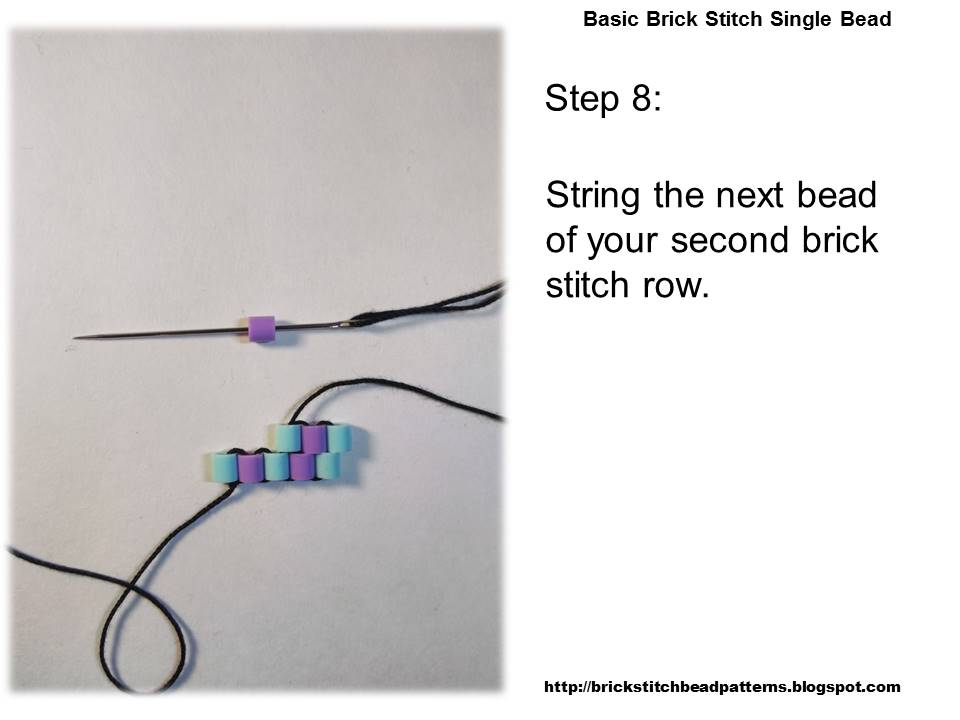 Brick Stitch Bead Patterns Journal Basic Brick Stitch Single Bead