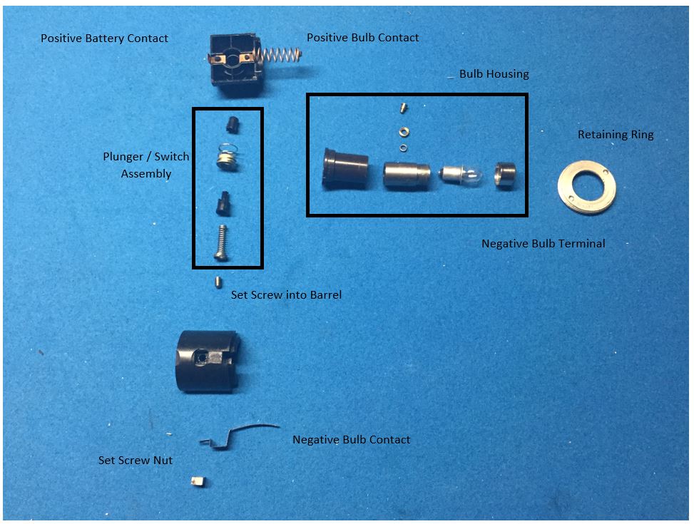 Maglite More than a Cop light Switch Disassembly, Repair, and 1980 5D