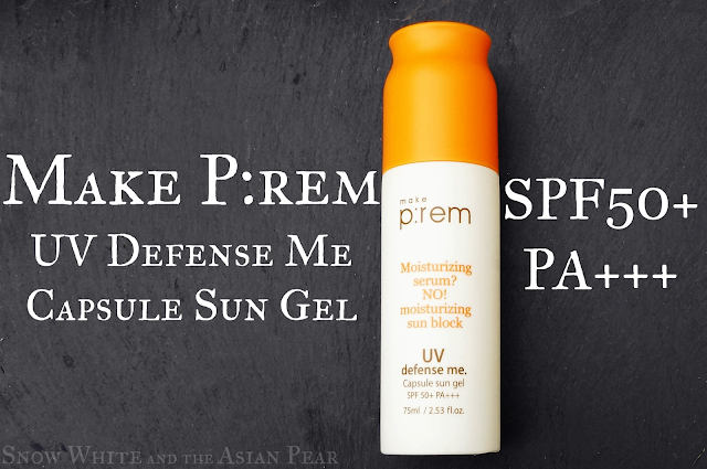 Make P:rem UV Defense Me Capsule Sun Gel SPF50+ PA+++