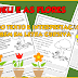 TEMPO DE FLORES... É PRIMAVERA! -TEXTO EM TRÊS TIPOS DE LETRAS 1º ANO/ 2º ANO