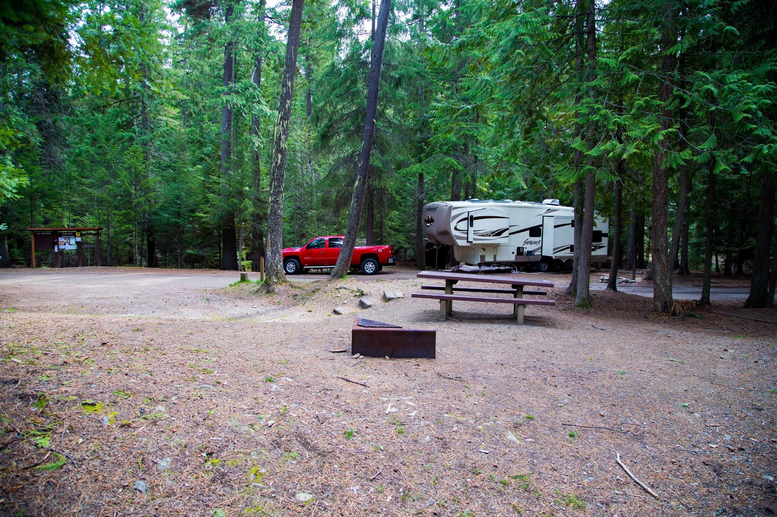 On The Road Full Time Rving Robinson Lake Bonners Ferry ID