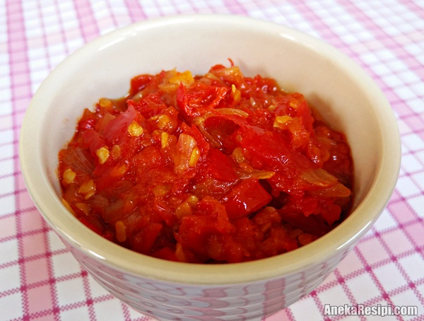 Resepi Sambal Padang/Minang Merah Asli