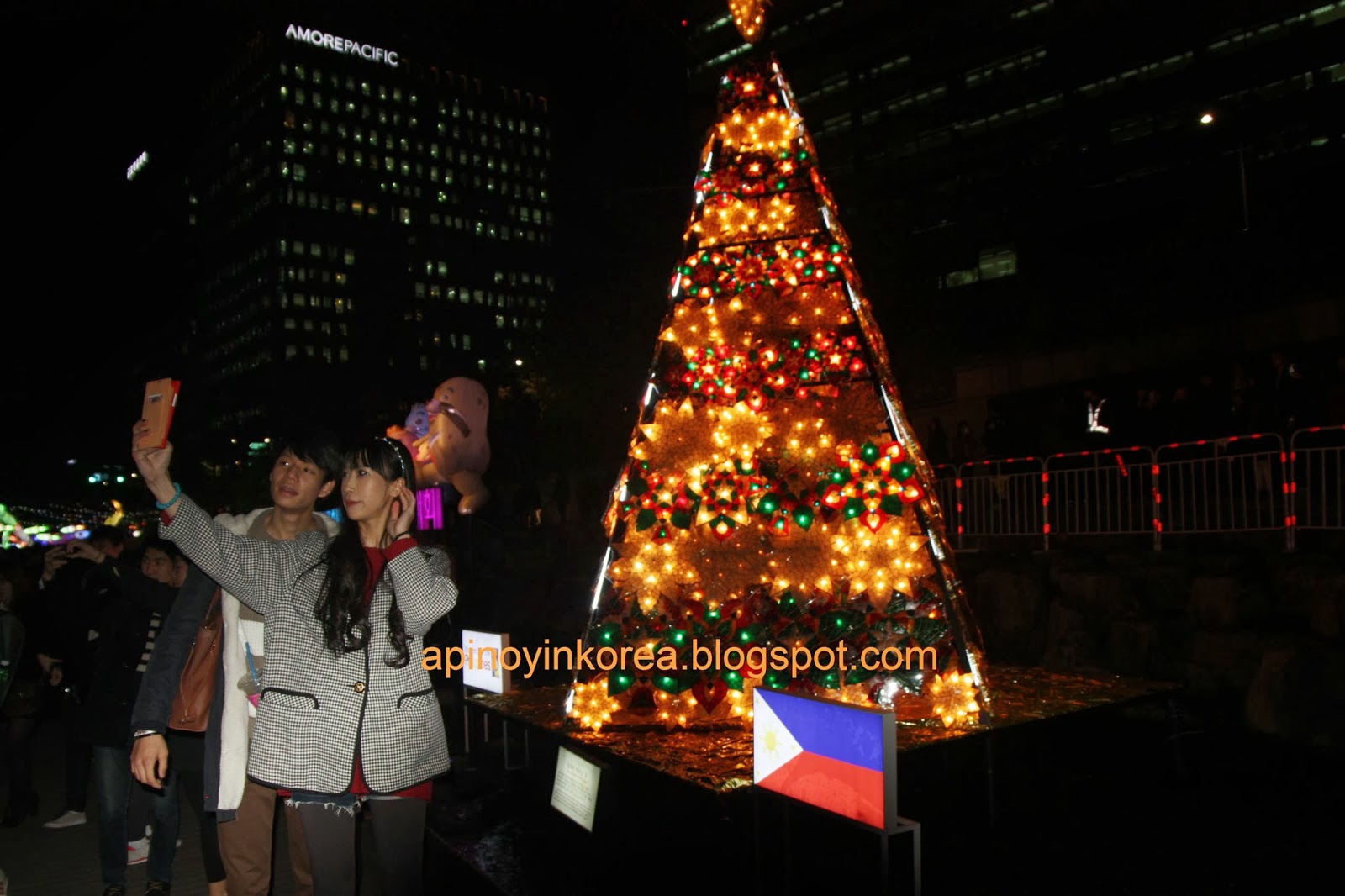 A Pinoy in Korea The Philippine Christmas Tree Lights Up In Seoul!