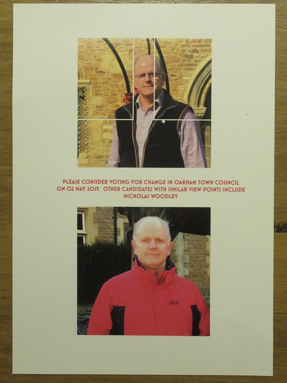 Martin Brookes Oakham Ian Razzell Oakham South Oakham Town Council