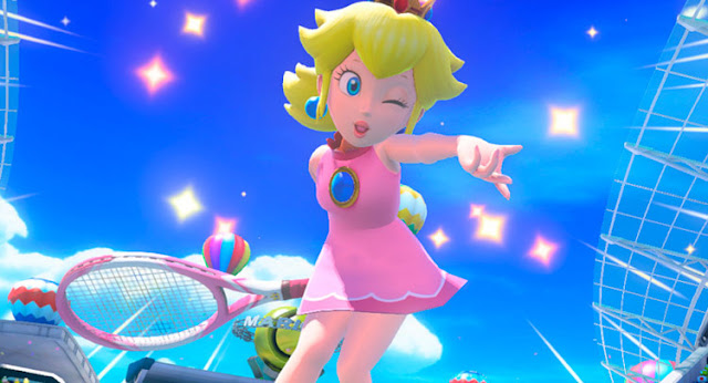 Princess Peach mario tennis aces princess peach