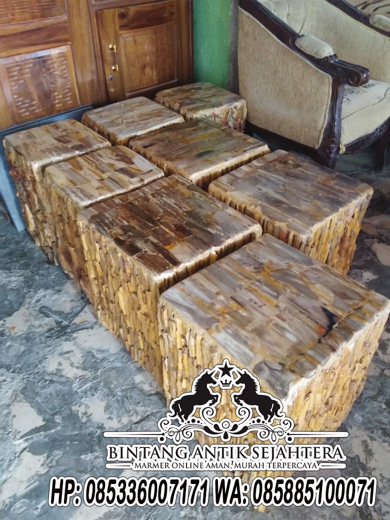 Kursi Batu Fosil, Kursi Taman Dari Batu Alam, Kursi Batu ...