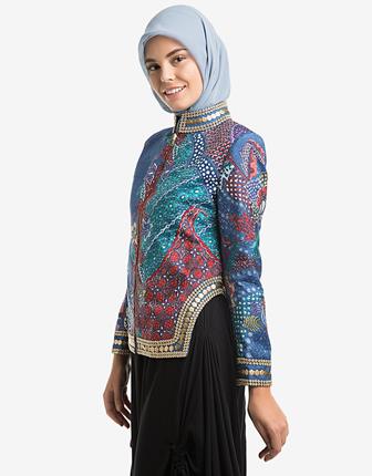Model Baju Batik Wanita Muslimah Untuk Ke Kantor