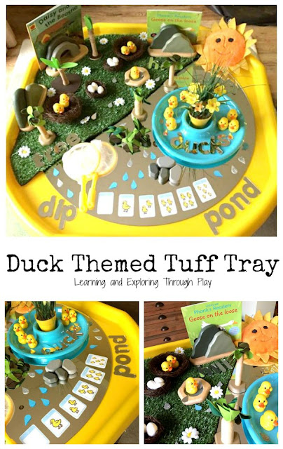 Duck Themed Spring Tuff Tray