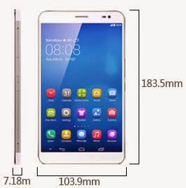 Huawei MediaPad X1, World's Slimmest 7-inch 4G LTE Android Tablet Huawei MediaPad X1